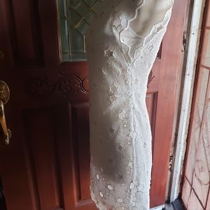 ZARA GUIPURE WHITE LACE 👗 DRESS
